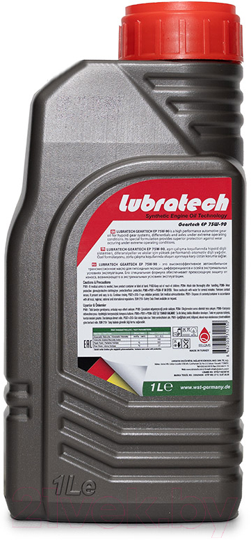 Трансмиссионное масло Lubratech Geartech EP 75W90 (1л) — фото 2