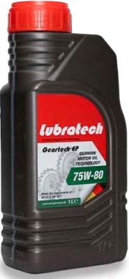 Трансмиссионное масло Lubratech Geartech EP 75W80 (1л)