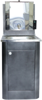 Умывальник для дачи Метлес - 1 С водонагревателем ЭВБО-20/1.25Н / 100052-X (античное серебро) - 