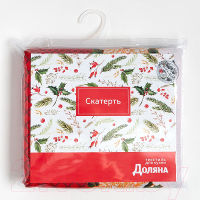 Изображение товара Скатерть Доляна Процветания в Новом году 145x260 / 4443202