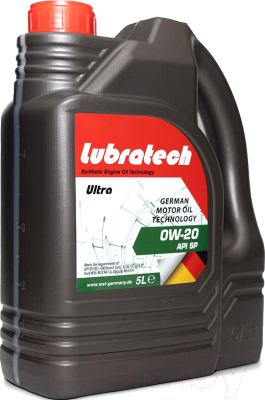 Моторное масло Lubratech Ultra 0W20 (5л)