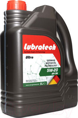 Моторное масло Lubratech Ultra 5W20 (5л)