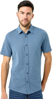 Рубашка Mark Formelle 111841 (р.104-182/188, серо-синий) - 