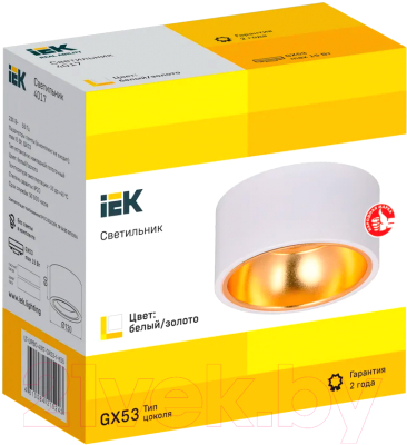 Точечный светильник IEK LT-UPB0-4017-GX53-1-K55