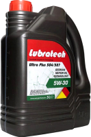 Моторное масло Lubratech Ultra Plus 504/507 5W30 (5л) - 