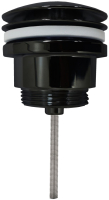 Донный клапан Azario AZ-105-BL (черный) - 