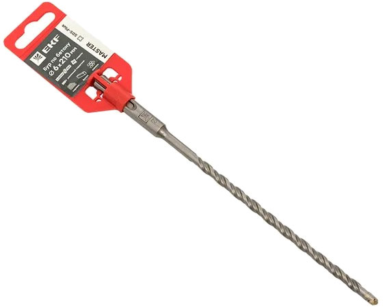 Бур EKF Expert SDS-plus бетон 6x210мм / db-6-210-2x4