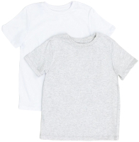 Набор футболок для малышей Mark Formelle 113379-2 (р.104-56, серый меланж 4306-А) - 