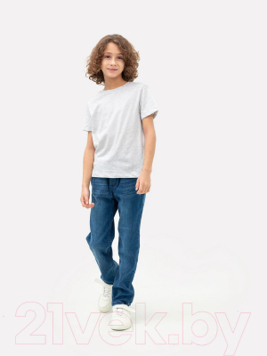 Комплект футболок детских Mark Formelle 113379-2 (р.128-64, серый меланж 4306-А)