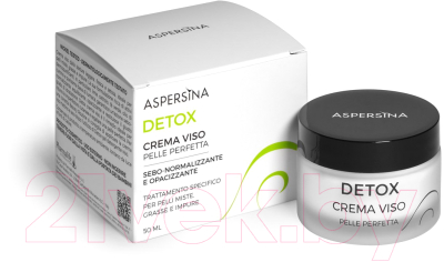 Крем для лица Pharmalife Research Aspersina Detox Crema Viso Для комбинированной и жирной кожи (50мл)