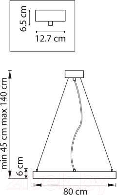 Потолочный светильник Lightstar Saturno 748033