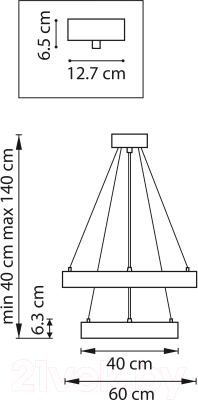 Потолочный светильник Lightstar Saturno 748117