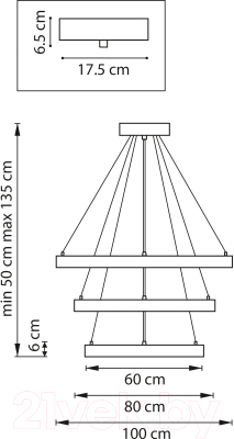 Люстра Lightstar Saturno 748223