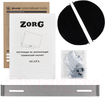 Вытяжка наклонная ZORG Agata 1000 60 S (белый)