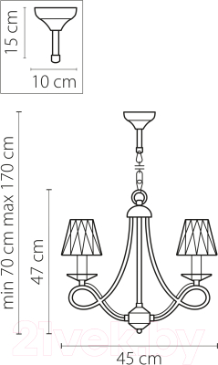 Люстра Lightstar Riccio 705032