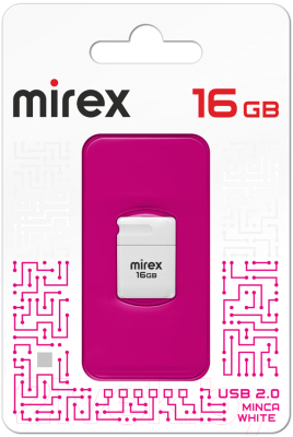 Usb flash накопитель Mirex Minca White 16GB (13600-FMUMIW16)