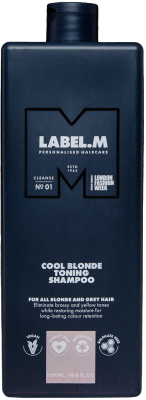 Оттеночный шампунь для волос Label.M Professional Cool Blonde Toning (1л)