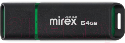 Usb flash накопитель Mirex Spacer Black 64GB (13600-FM3SPB64)