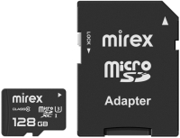 Карта памяти Mirex microSDXC UHS-I U3 Class 10 128GB + адаптер (13613-AD3UH128) - 