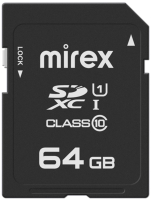 Карта памяти Mirex SDXC 64GB U1/C10 (13611-SD10CD64) - 