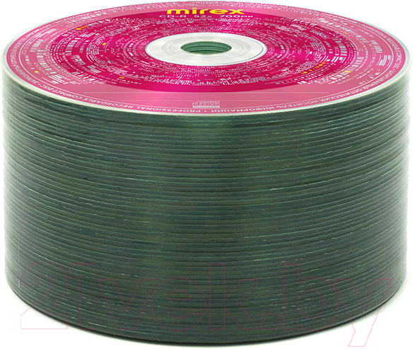 Набор дисков CD-R Mirex Brand 700Мб 52X в пленке / UL120052A8T