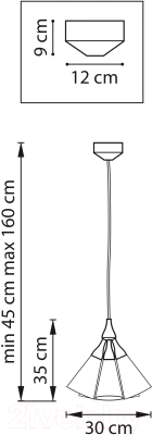 Люстра Lightstar Cone 757150