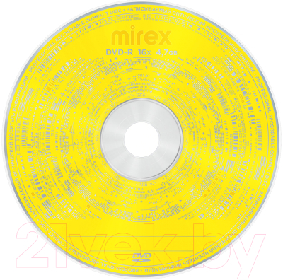 Набор дисков DVD+R Mirex Brand 4.7Gb 16x / UL130003A1T (50шт)