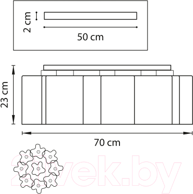 Люстра Lightstar Nubi 802093