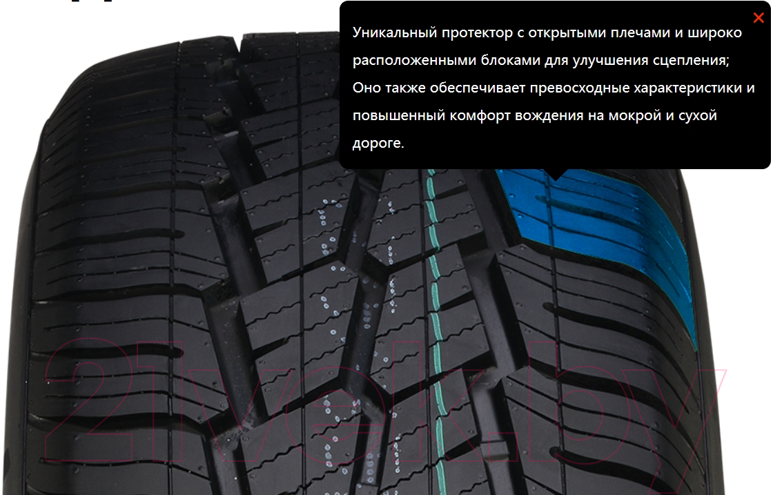 Всесезонная легкогрузовая шина Gripmax SureGrip A/S Van 175/75R16C 101/99T BSW