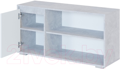 Тумба Сокол-Мебель Т-2 (бетон/белый)