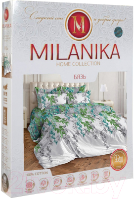 Комплект постельного белья Milanika Колибри семейный (бязь)