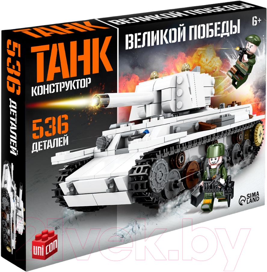 Конструктор Unicon Танк KV-1 Климент Ворошилов 82047 / 9902651