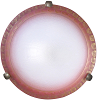 Светильник Элетех Роса 300 НПБ 01-2x60-139 М16 / 1005202498 (розовый/бронзовый) - 