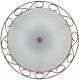 Потолочный светильник Элетех Дюна 500 НПБ 01-3x60-161 / 1005151673 (прозрачный матовый/медь) - 