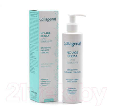 Молочко для снятия макияжа Pharmalife Research CollagenaT No-Age Derma С морским коллагеном (250мл)