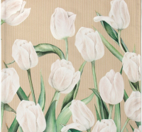Дорожка на стол Этель Белые тюльпаны / 5376681 (40x149) - 