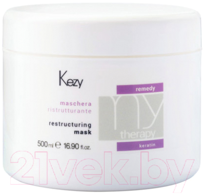 Маска для волос Kezy Restructuring Реструктурирующая с кератином (500мл)