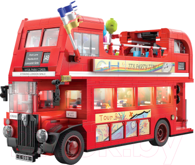 Конструктор CaDa Лондонский туристический автобус / C59008W