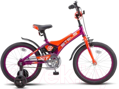 Детский велосипед STELS 16 Jet (9, фиолетовый/оранжевый)