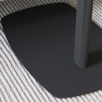 Приставной столик Мебелик Дей (дуб янтарный/черный)