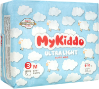 Подгузники-трусики детские MyKiddo Elite Kids M 6-10кг (38шт) - 