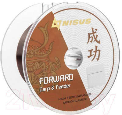 Леска монофильная Nisus Forward Carp&Feeder Brown Nylon N-FCF-0309-300