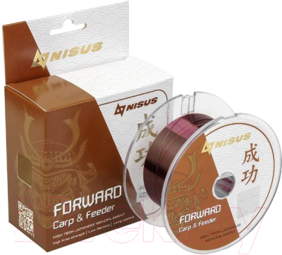 Леска монофильная Nisus Forward Carp&Feeder Brown Nylon N-FCF-0286-300