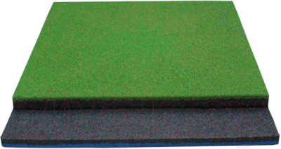 Резиновая плитка Rubtex Standart 500x500x15 (зеленый)