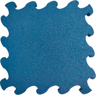 Резиновая плитка Rubtex Puzzle 500x500x20 (синий)
