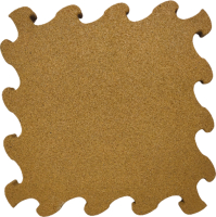 Резиновая плитка Rubtex Puzzle 500x500x20 (желтый) - 