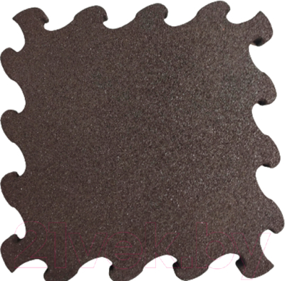 Резиновая плитка Rubtex Puzzle 500x500x30 (серый)