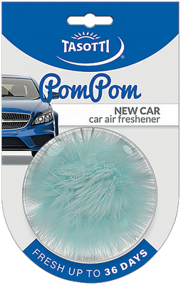 

Ароматизатор автомобильный, Pom Pom Новый автомобиль / TS30799