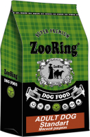 Сухой корм для собак ZooRing Adult Dog Standart Мясной рацион 425341 (10кг) - 
