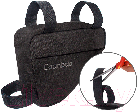 Сумка велосипедная Caanbag Треугольная Мини CAAN-TR-44BL